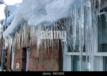 Royal Ballater Stadt im Winter Stockfoto