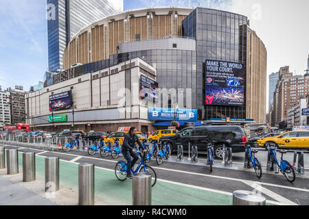 Madison Square Garden, Manhattan, USA, Oktober 2018 Stockfoto