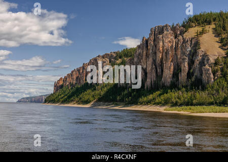 Lena-Säulen-Nationalpark, Jakutien, Russland Stockfoto