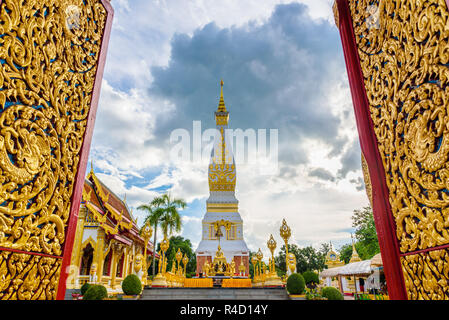 Die Pagode von Wat Phra That Panom Tempel von Nakhon Phanom, Thailand. Stockfoto