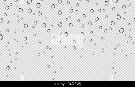 Wasser fizzing blasen Textur auf weißem Hintergrund. Schaum Wirkung. Vector Illustration. Fizzy Blasen unter Wasser. Stock Vektor
