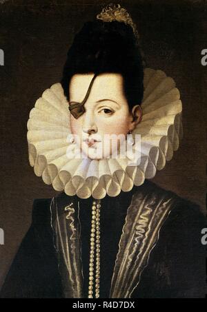 'Ana de Mendoza, Prinzessin von Eboli", aus dem 16. Jahrhundert. Thema: Sanchez Coello, Alonso. Standort: Private Collection. Sevilla. Sevilla. Spanien. Stockfoto