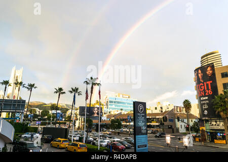 LOS ANGELES, USA - 18. FEBRUAR 2017: Hollywood und Highland Komplex - Los Angeles, Kalifornien, USA Stockfoto