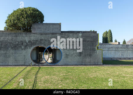 Brion Friedhof in S.Vito d'Altivole Stockfoto