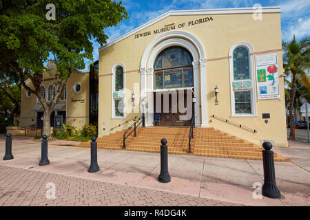 Jüdisches Museum von Florida, Miami Beach, Miami, Florida, USA Stockfoto