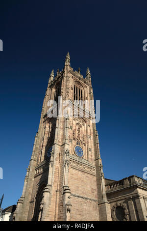 Derby, Derbyshire, UK: Oktober 2018: Kathedrale von Derby Allerheiligen Stockfoto