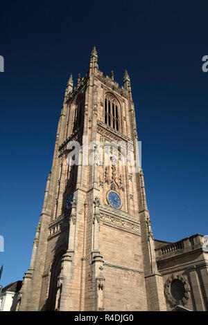 Derby, Derbyshire, UK: Oktober 2018: Kathedrale von Derby Allerheiligen Stockfoto