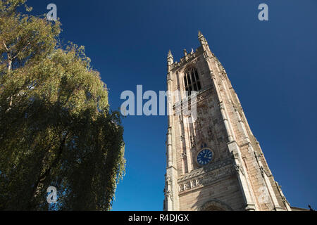 Derby, Derbyshire, UK: Oktober 2018: Kathedrale von Derby Allerheiligen Stockfoto