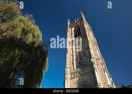 Derby, Derbyshire, UK: Oktober 2018: Kathedrale von Derby Allerheiligen Stockfoto