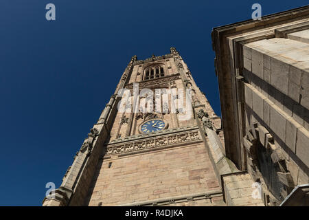 Derby, Derbyshire, UK: Oktober 2018: Kathedrale von Derby Allerheiligen Stockfoto