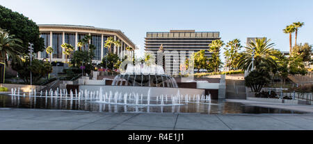 Grand Park in der Innenstadt von Los Angeles, Kalifornien ist im Winter Glow Thema für die kommenden Feiertage eingerichtet. Foto am 25. November 2018 berücksichtigt. Stockfoto