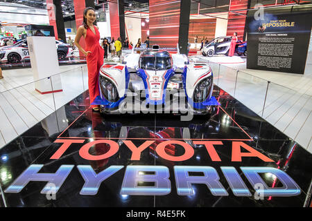 Kuala Lumpur, Malaysia. 26. November 2018. Autos auf Anzeige am Kuala Lumpur International Motor Show 2018 (KLIMS 18) in Kuala Lumpur, Malaysia, am 26. November 2018. Credit: Danny Chan/Alamy leben Nachrichten Stockfoto