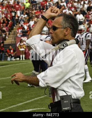 San Francisco, Kalifornien, USA. 5. Okt 2008. San Francisco 49ers Head Coach Mike Nolan am Sonntag, 5. Oktober 2008, im Candlestick Park, San Francisco, Kalifornien. Patrioten besiegten die 49ers 30-21. Credit: Al Golub/ZUMA Draht/Alamy leben Nachrichten Stockfoto