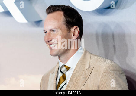 London, Großbritannien. 26. November 2018. Patrick Wilson besucht die Weltpremiere von "aquaman" im Cineworld im Londoner Leicester Square. Credit: Wiktor Szymanowicz/Alamy leben Nachrichten Stockfoto