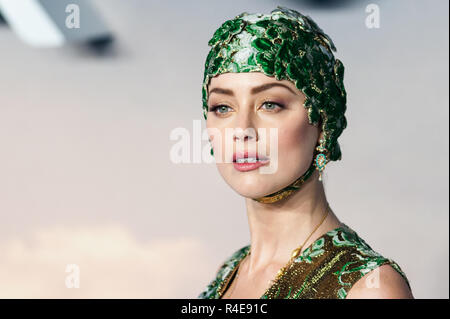 London, Großbritannien. 26. November 2018. Bernstein gehört besucht die Weltpremiere von "aquaman" im Cineworld im Londoner Leicester Square. Credit: Wiktor Szymanowicz/Alamy leben Nachrichten Stockfoto