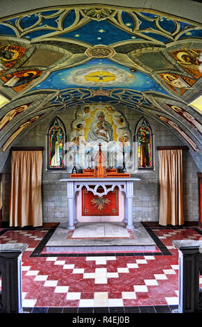 Die italienische Kirche, Orkney, Schottland, Großbritannien. Im zweiten Weltkrieg von der italienischen Kriegsgefangenen angelegt. Stockfoto