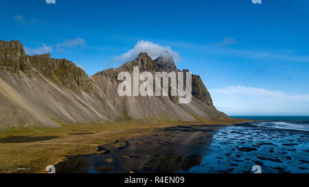 Vestrahorn, Stokksnes, südöstliche Island Stockfoto