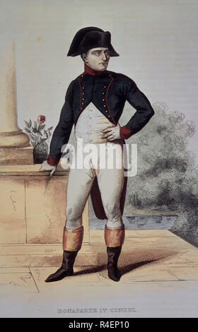 NAPOLEON BONAPARTE (1769-1821) Konsul. Standort: Private Collection. Stockfoto