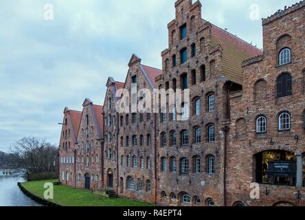 Salzspeicher Stockfoto