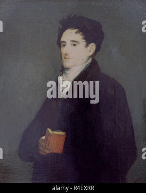 "Portrait von Joaquín María de Ferrer y Cafranga", 1824, Öl auf Leinwand. Thema: Goya, Francisco de. Standort: Private Collection. MADRID. Stockfoto