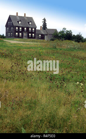 Die Olson Haus - Lage von Christina's Welt - Andrew Wyeth Malerei - Cushing, Maine, USA Stockfoto