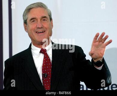 Spezielle Verfolger in der Russland Untersuchung und ehemaliger FBI-Direktor Robert Mueller. Stockfoto