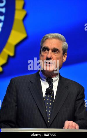 Spezielle Verfolger in der Russland Untersuchung und ehemaliger FBI-Direktor Robert Mueller. Stockfoto