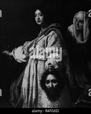 Judith mit dem Haupt des Holofernes - 1620 - 139 x 116 - Öl auf Leinwand - italienischen Manierismus. Thema:, CRISTOFANO ALLORI. Standort: Private Collection. MADRID. Spanien. Stockfoto