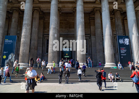 British Museum, London, England, Vereinigtes Königreich Stockfoto