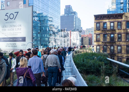 Der Stadtpark Der High Line, New York City Stockfoto
