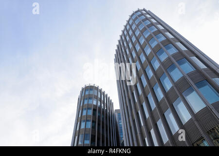 Bestandteil der Office- und handelskammer Gebäude Spreedreieck in der friedrichstraße Nr. 140 in Berlin, Bezirk Mitte, Deutschland, gebaut nach einem Entwurf von der a Stockfoto