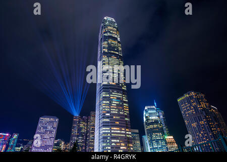 Die IFC 2, International Finance Center, Central Financial District, Hongkong, China. Stockfoto