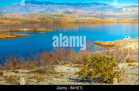 Am Lake Mead National Recreation Area in Arizona Stockfoto