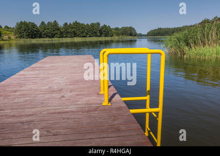 Wydminy See in Masuren in Polen. Stockfoto