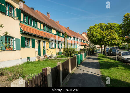 Dresden, Hellerau Gartenstatdt Stockfoto