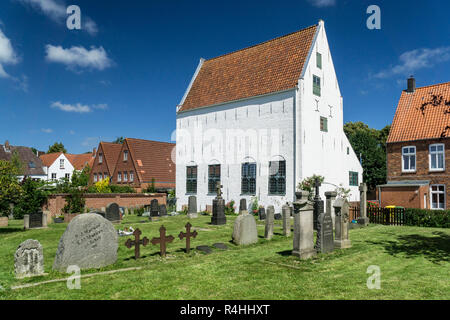 Nordfriesland, Friedrich's Town, Baptist Friedhof und Alte M, Friedrichstadt, Mennonitischer Friedhof und Alte M Stockfoto