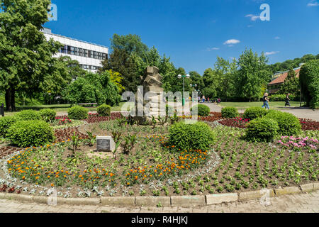 Kurort Teplice, Lázensk ý Park, lázenský Park Stockfoto