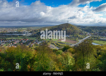 Porta Westfalica, Minden-Luebbecke, Nordrhein-Westfalen, Deutschland, Kreis Minden-Luebbecke,, 92660 Stockfoto