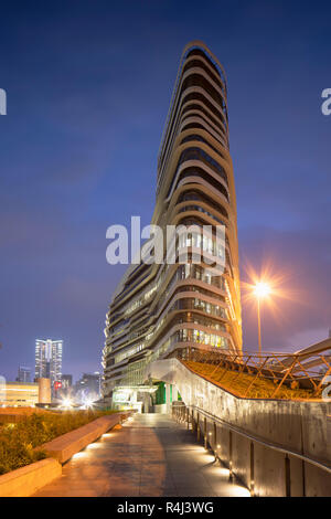 Innovation Turm (von Zaha Hadid) der Hong Kong Polytechnic University, Hung Hom, Kowloon, Hong Kong Stockfoto