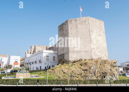 Guzman el Bueno Burg, Tarifa, Cadiz, Spanien Stockfoto