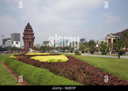 Independence Monument in Phnom Penh. Kambodscha Stockfoto