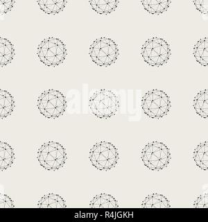 Nahtlose Muster Hintergrund. Moderne abstrakte und Klassische antike Konzept. Geometrische Gestaltung stilvolles Thema. Abbildung: Vektor. Schwarz und wh Stock Vektor