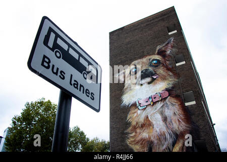 Kilmore Haus in Pappel, East London Stockfoto