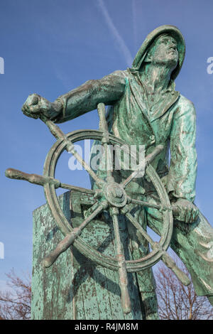 Die Fisherman's Memorial in Gloucester, MA Stockfoto