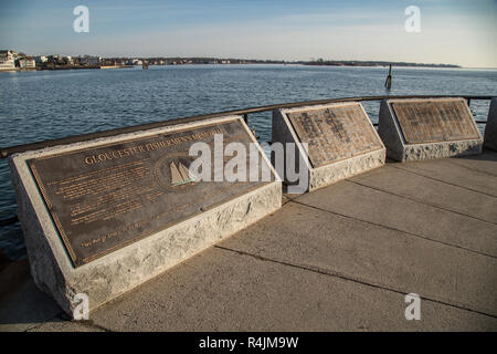 Die Fisherman's Memorial in Gloucester, MA Stockfoto