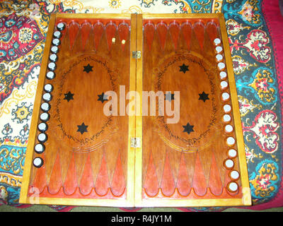 Backgammon Stockfoto