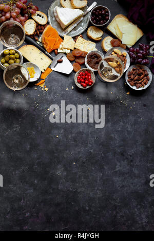 Vegetarische und glutenfreie Antipasti. Stockfoto