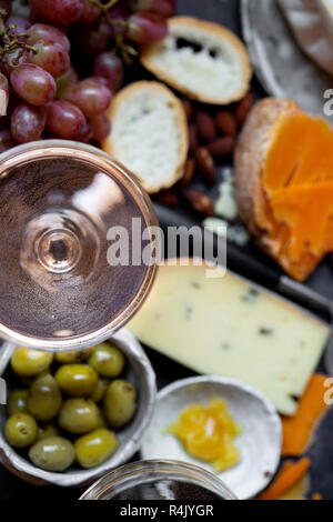 Vegetarische und glutenfreie Antipasti. Stockfoto