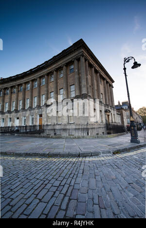 Der Royal Crescent. Bad.Somerset.UK Stockfoto