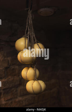 Heimischen Käse Reifung hergestellt Stockfoto